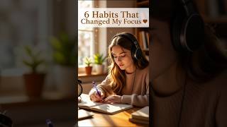 6 Habits That Changed My Focus 🔥 | Study Motivation | Productivity Tips 🧠✨