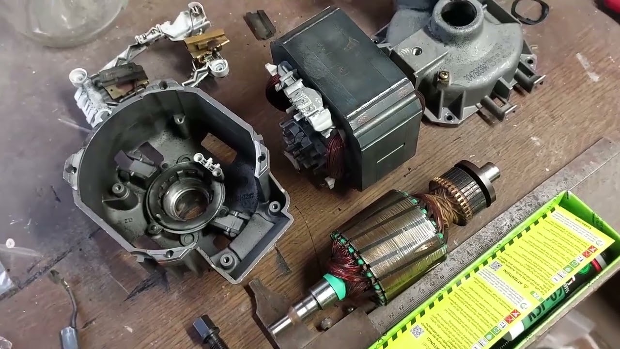 Motorkohlen- und Lagertausch Bosch Siemens Waschmaschine 1993