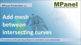 Add mesh between intersecting curves