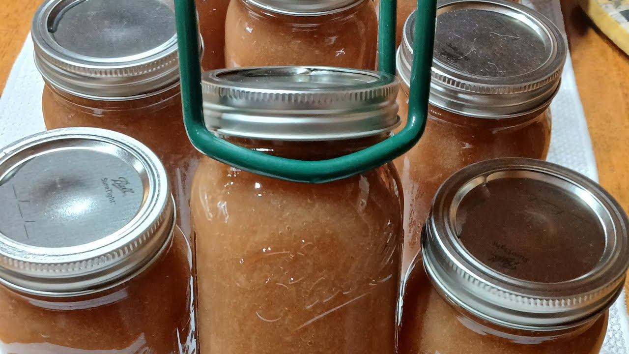 Canning: Water Bath Canning- Homemade Apple Sauce 🍎 🫙 🥄 