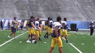BlueGoldNews.com: WVU Football Camp Drills