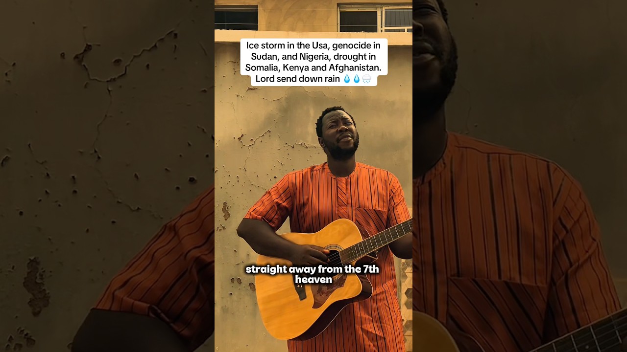 Both natural and human disasters taking up the world, lord send down rain 