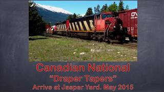 Canadian National Draper Tapers at Jasper . 2015