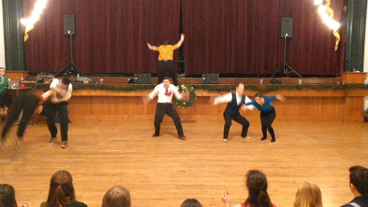 Groove Juice Swing Instructors Performance at the Red Hot Holiday Ball