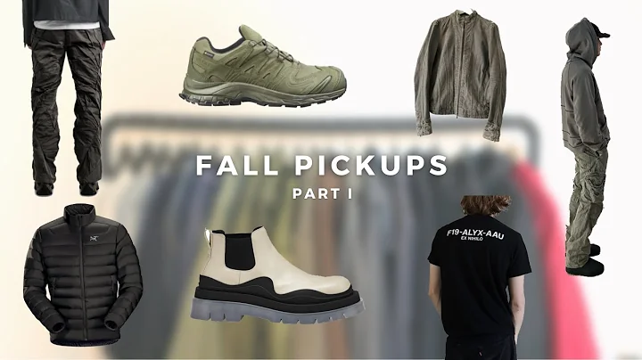Fall Pickups Part I (Bottega, Julius, PAF, Arcteryx)