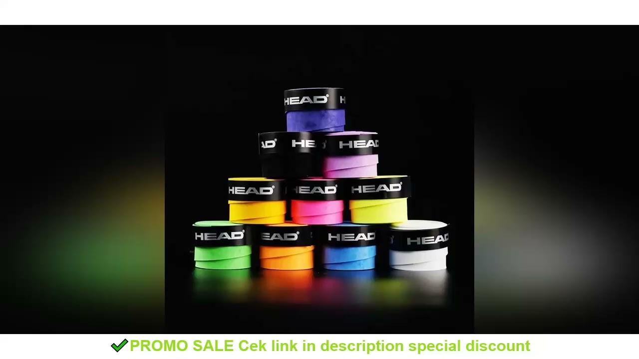 HEAD Tennis Overgrip Padel Racket Single Tenis Grip Tape Anti Slip Outdoor Training Replacement Swea