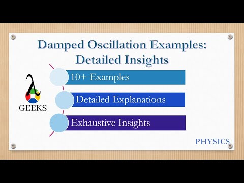 Damped Oscillation Examples: Detailed Insights
