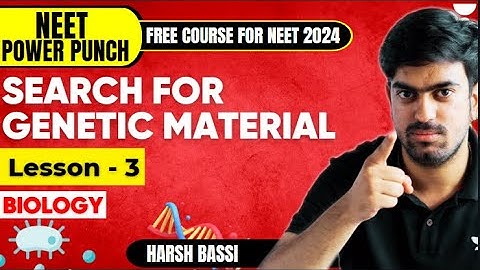 Molecular Basis of Inheritance Lesson - 3  | NEET 2024 | Biology | Harsh Sir | NEET Power Punch 💪🏻