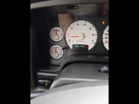 2004 Dodge ram voltage meter, Dont Panic with new battery. - YouTube