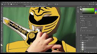 Ebsynth Workflow Part 1 Speed Drawing Power Rangers Timelapse Animation Rotoscope Drawing screenshot 5