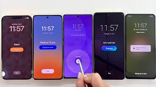 Samsung N20 + POCO F4 + Realme 12 Pro + IPhone 13 PM + Blackview Shark 8 Alarm Clock and Timer 