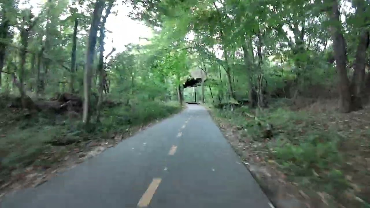 🚴Ciclismo en OLD PUTNAM TRAIL en Van Cortlandt Park BRONX • New York • U.S. Camara de Acción 4K