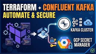 Automate Confluent Kafka Env & Cluster creation using Terraform & store secrets into GCP Secret Mgr