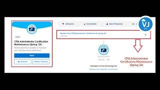 CPQ Administrator Certification Maintenance Spring ’26 | Salesforce Trailhead