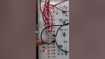 8x3 Encoder Experiment in trainer kit.....