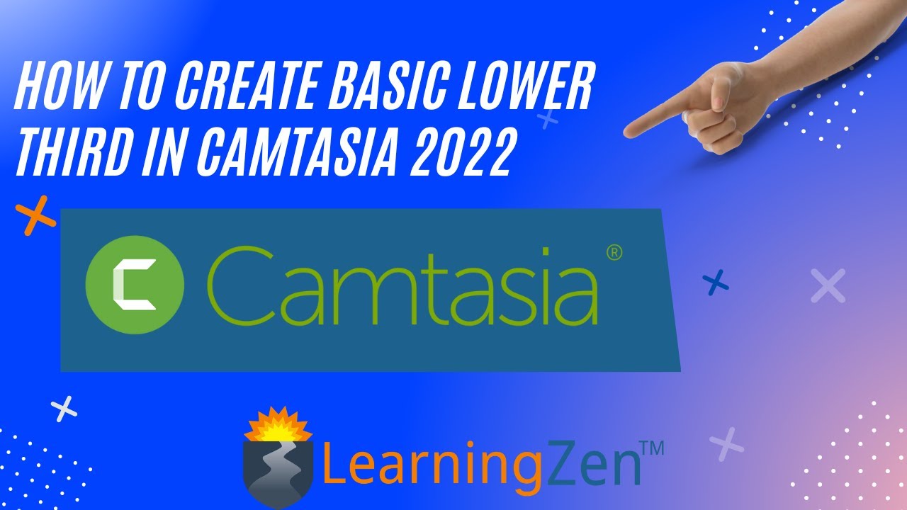 How To Create  Basic Lower Third in Camtasia