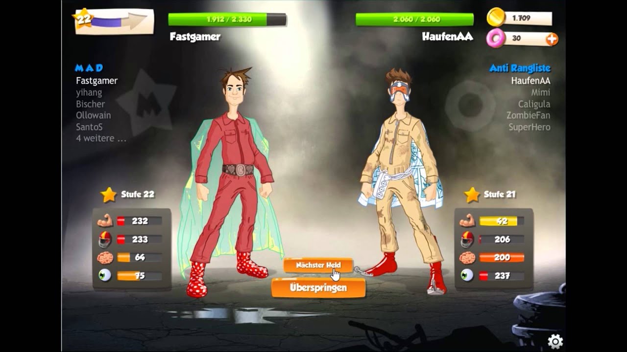 Hero zero S12 Mad vs Anti Rangliste