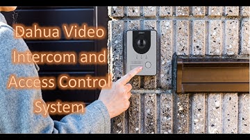 Dahua video intercom system