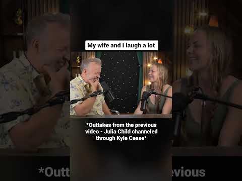 Watch Julia Child channel bloopers through Kyle Cease!