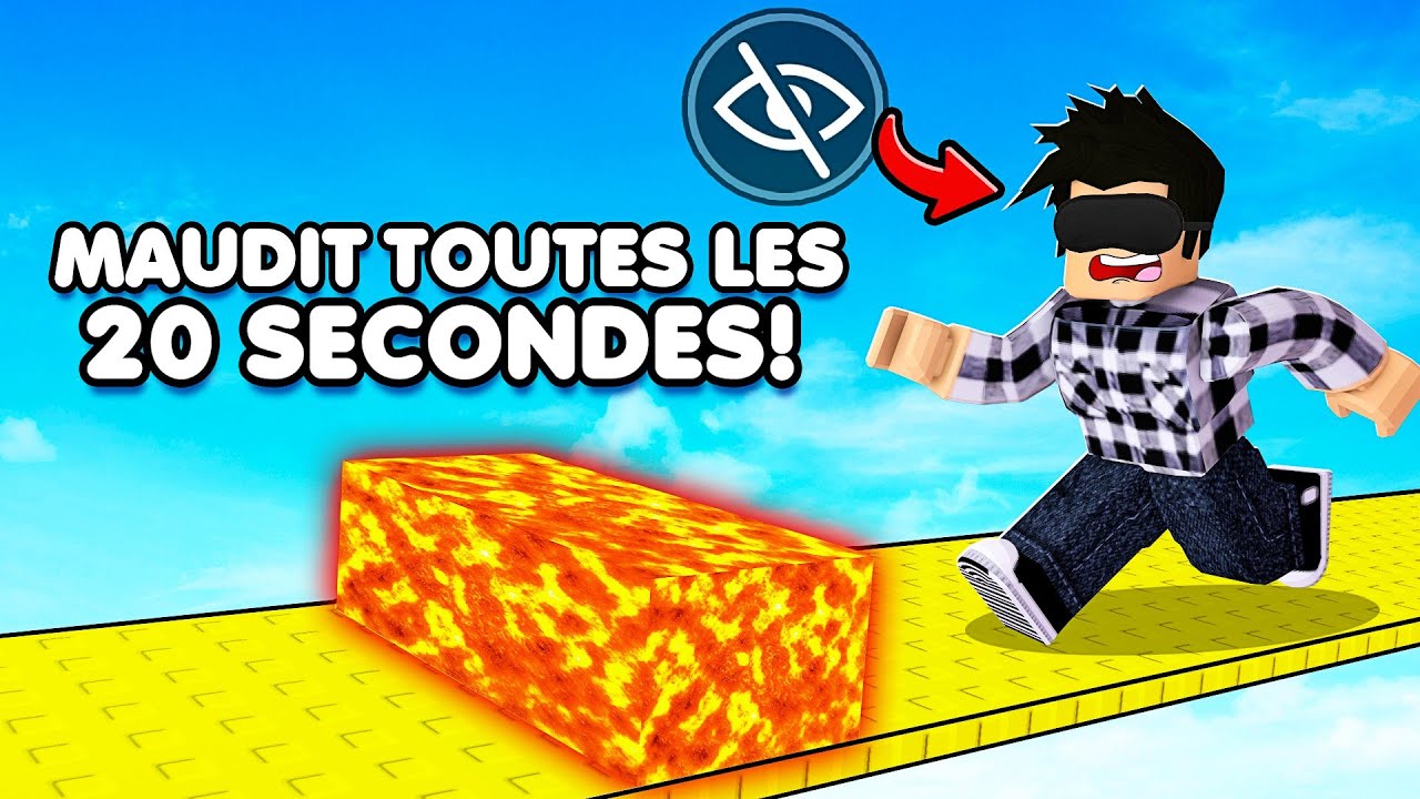 CE JEU ROBLOX EST MAUDIT !!! 😱 🤡 😡 Obby mais tu es maudit toutes les 20 secondes