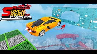 SUPER HERO IMPOSSIBLE CAR STUNTS Gameplay Walkthrough  iOS Android screenshot 2
