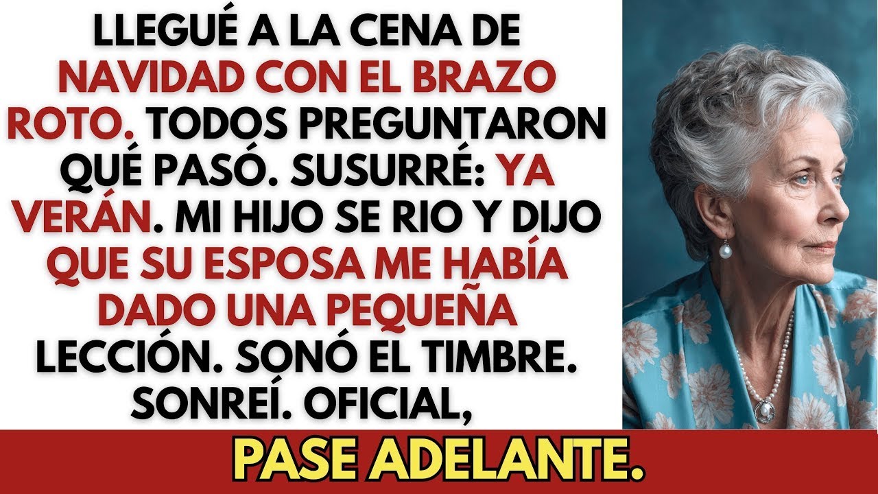 “Mi Esposa Le Dio Una Lección”, Dijo Mi Hijo Cuando Me Senté A La Mesa Con El Brazo Roto…