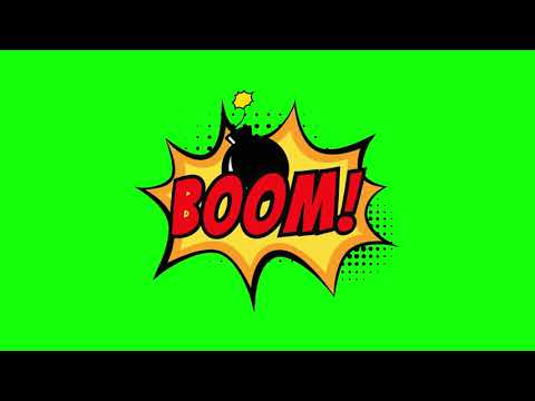 Boom Green Screen Video Effect Zig Zag 