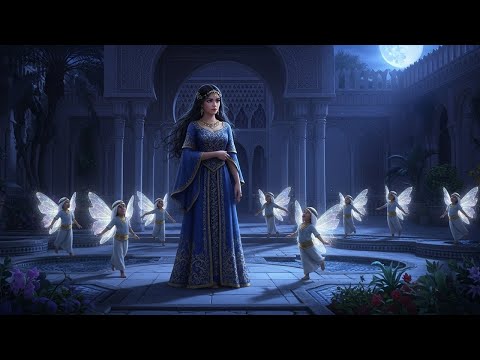 قصة الأميرة و الجني ات السبعة من القصص الخيالية المشوقة قبل النوم ضع السماعات واستمع