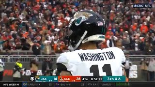 Lawrence To Washington For A Jaguars TD - JAGUARS vs BROWNS - 2023-24 NFL SEASON - WEEK 14
