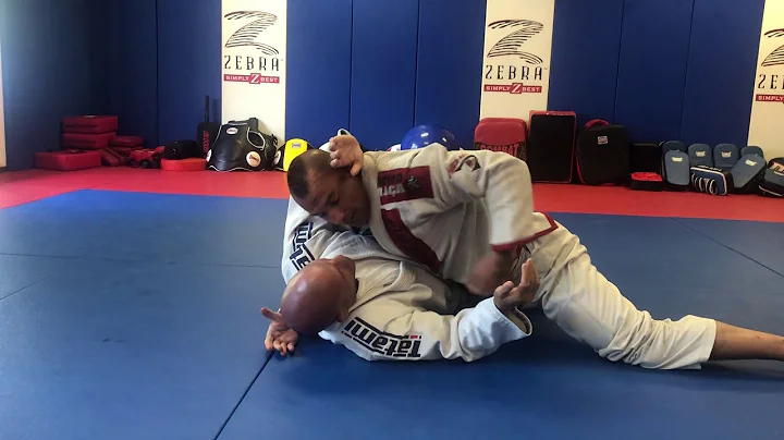 BRAZILIAN JIU JITSU SMASHING HALF GUARD