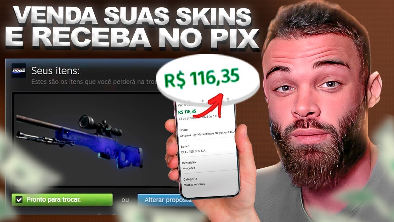 Como VENDER SKINS de CS:2 por PIX (método 2025)