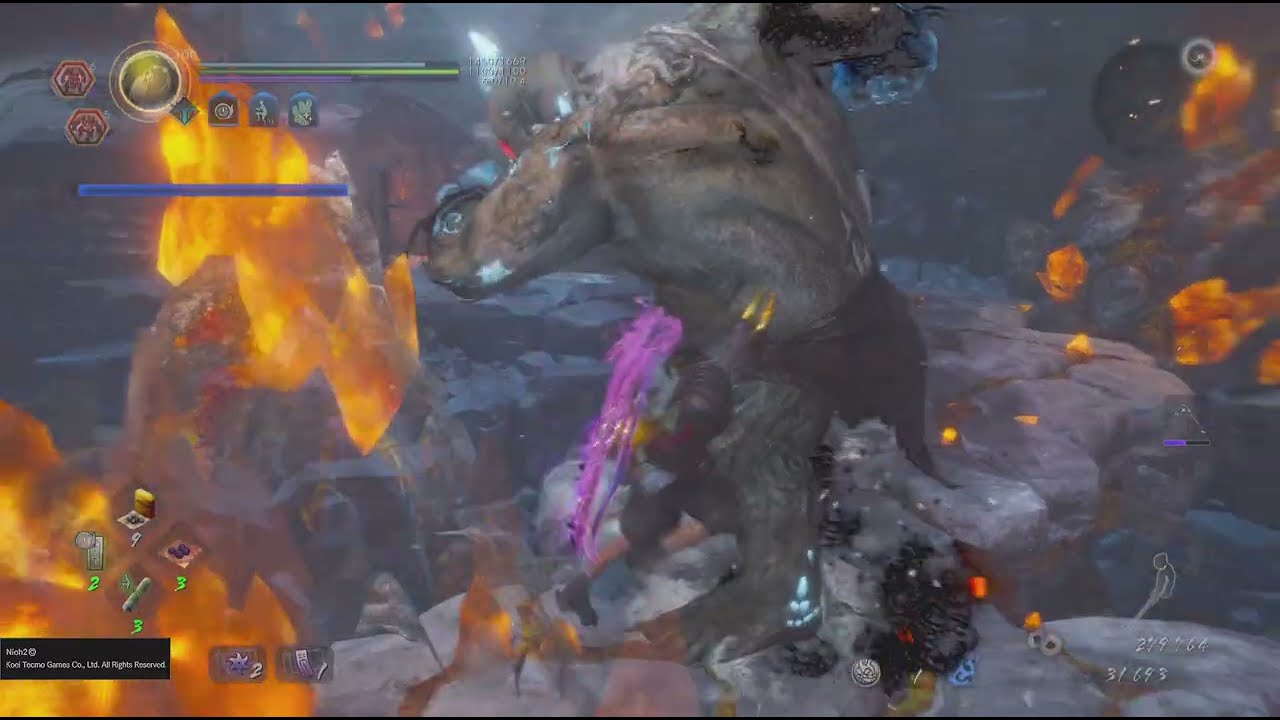 仁王2 斎藤義龍 虚ろなる魔城 被弾せずに倒せるようになる立ち回りの基礎