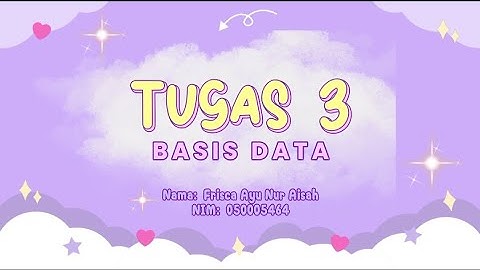Tugas 3 Praktikum Transaksi dan Basis Data Terdistribusi - Basis Data