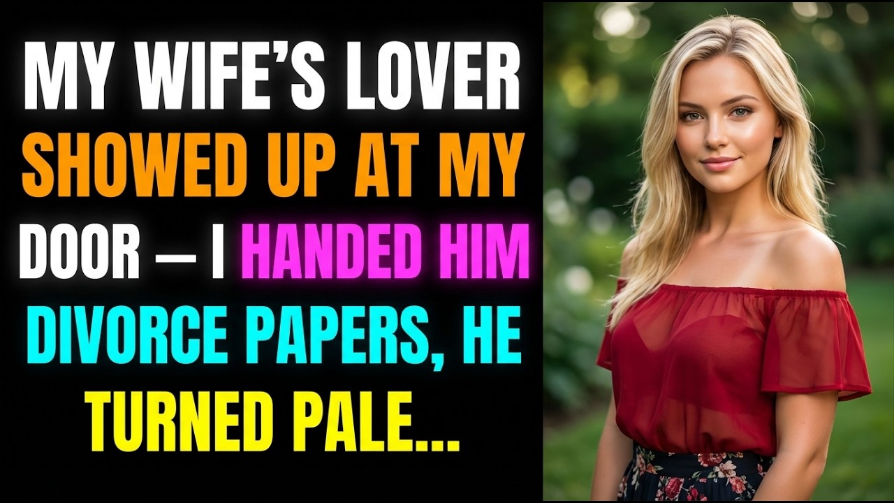 My Wife’s Secret Lover Came to My Door — I Gave Him the Divorce Papers and He Went White