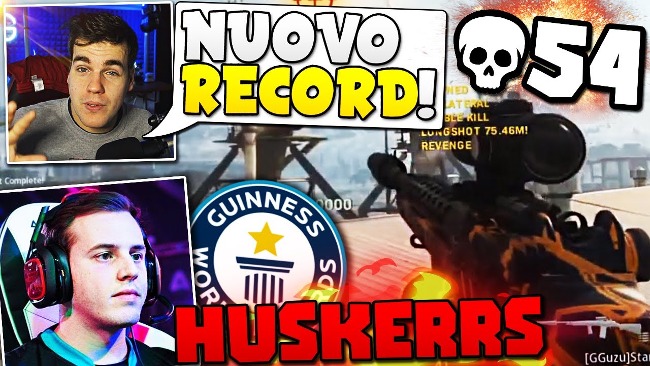 *REACTION* IL PLAYER PIÙ FORTE AL MONDO DI WARZONE !! [HusKerrs] #10 - 54 KILL RECORD MONDIALE !!