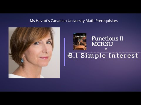 Functions 8 1 Simple Interest 
