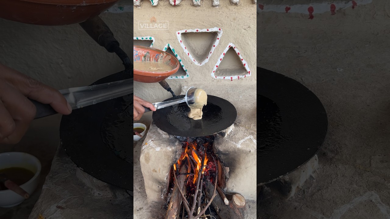 Barsati Pura  Sweet Atta Poora Made with Flour and Sugar | Traditional Village Dessert Recipe 