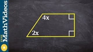 Determine the missing variable using the sum of interior angles ex 1