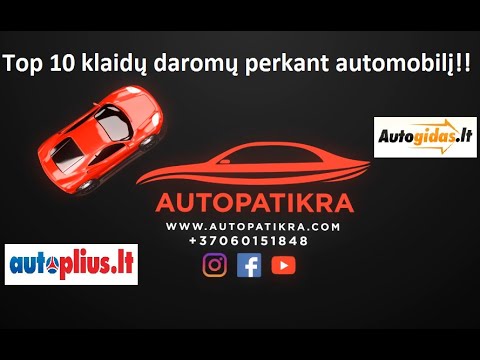 Video: Ką reikia pranešti apie pavogtą automobilį?