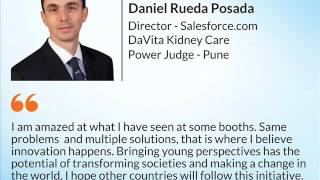 Daniel Posada (Director SFDC, Davita Kidney Care) at Smart India Hackathon 2017
