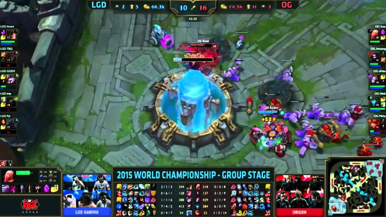 OG Soaz backdoor (xSoaz)! - LGD vs OG - World Championship 2015 - League of Legends