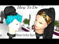 DIY How To Do Insta Bun Wig Cap || Hot Glue Gun Method