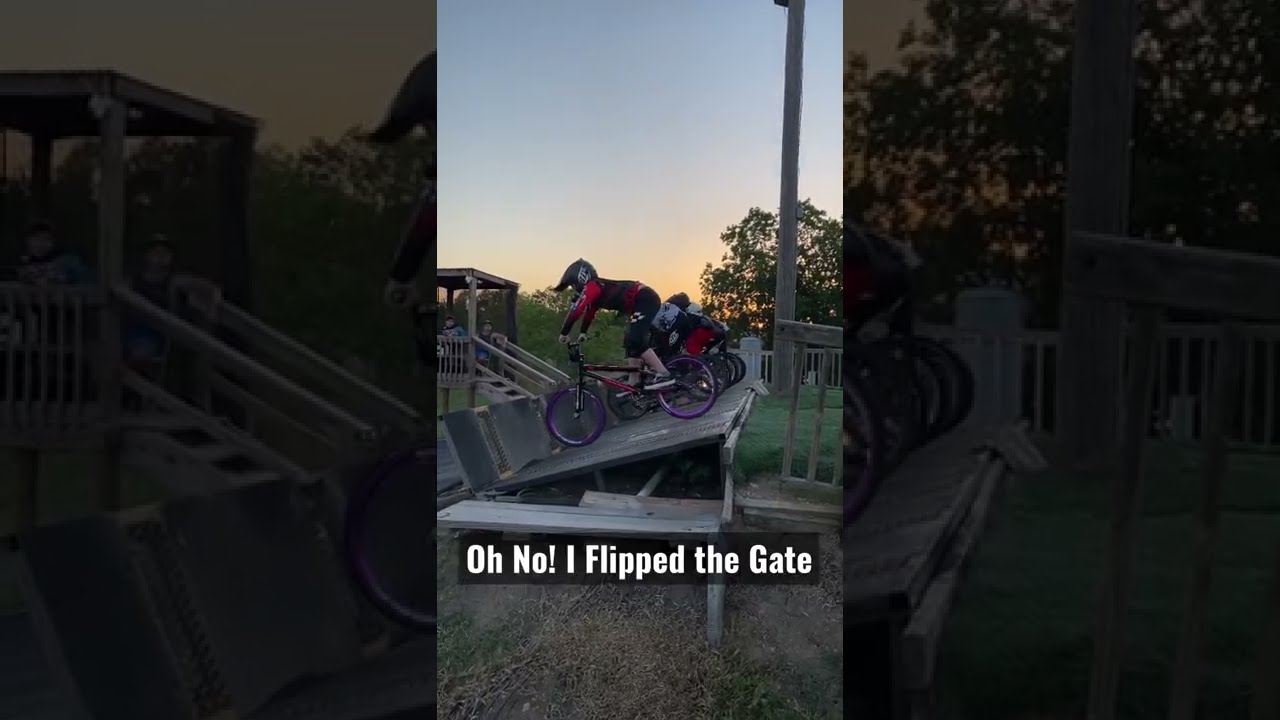 Oh No! I Flipped the Gate (BMX Racing)