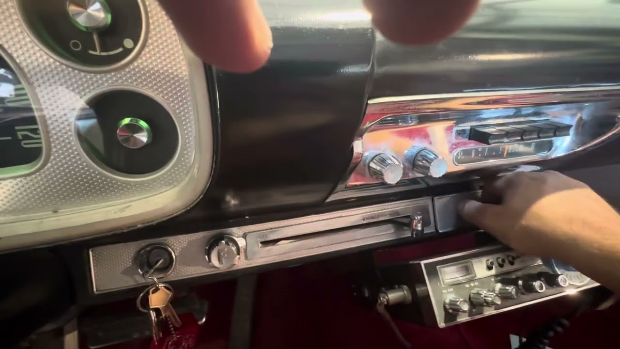 1957 Plymouth buttons and switches.