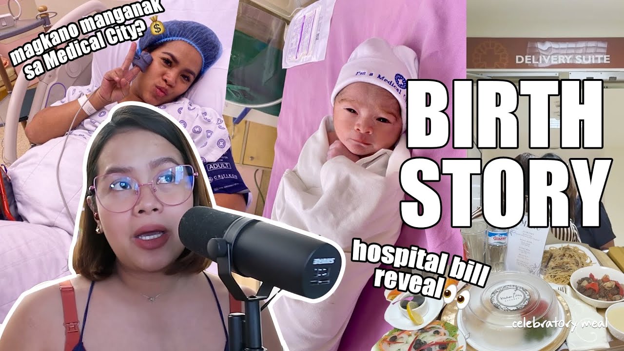 My Birth Story | epidural delivery at 36 weeks + hospital bill reveal