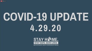Gretchen Whitmer Introduces "Futures for Frontliners," | Press Conference, April 29, 2020