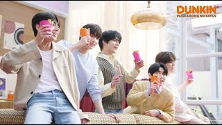 Take a look at the BTS of TOMORROW X TOGETHER’s Dunkin’ Yan, Akin ‘Yan moments 🧡 | Dunkin' PH