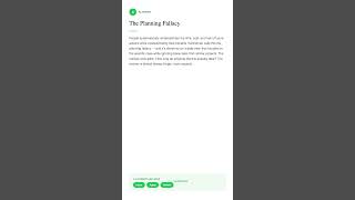 Thinking, Fast and Slow -- The Planning Fallacy | AI Workshop #Shorts