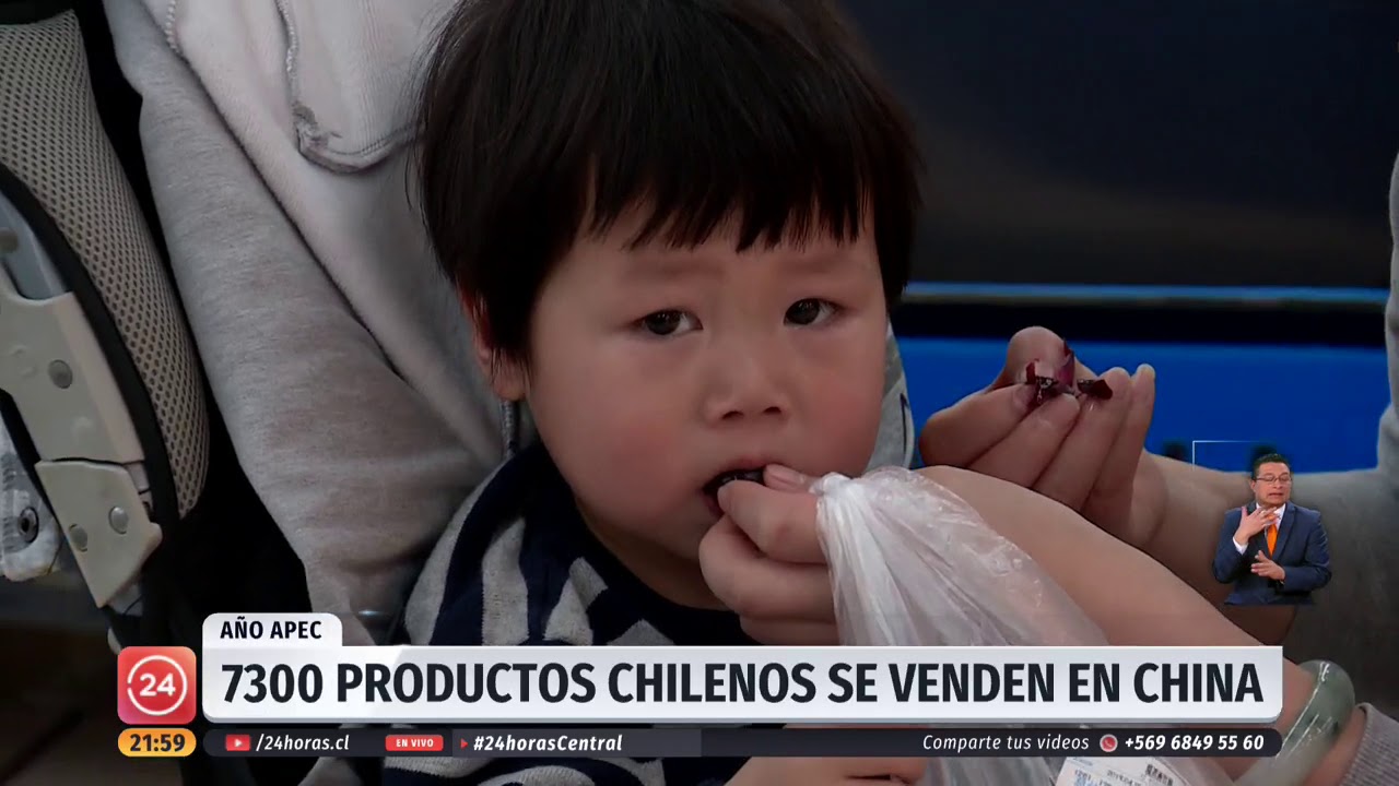 China: Destino principal para los productos chilenos | 24 Horas TVN Chile