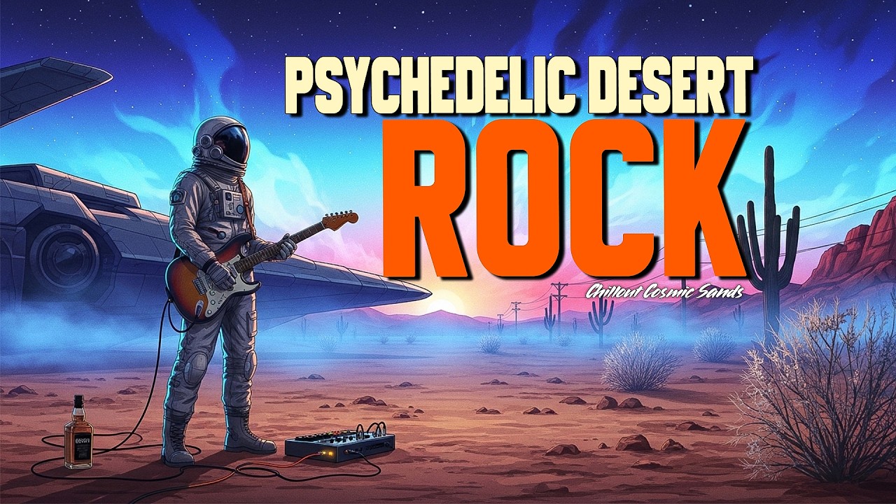 Psychedelic Desert Rock Guitar | Stoney Road Journey Cosmic Jams for Deep Focus